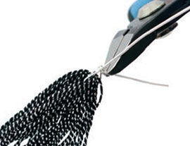 Twisting wire around the other one